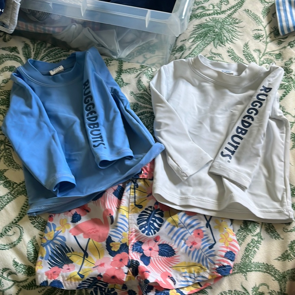 Rugged Butts swim bundle! Size 6-12M